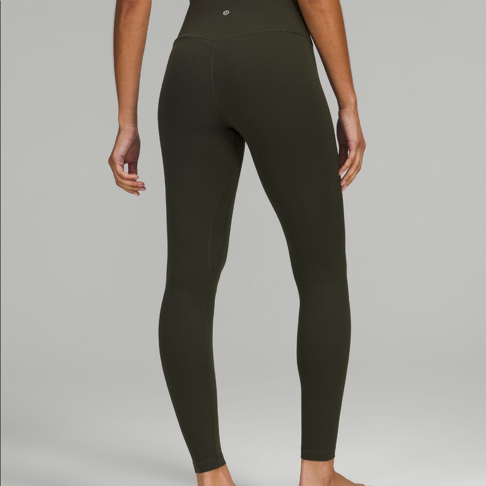Lulu Lemon Align Leggings in Dark Olive